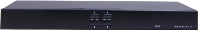 AS-9104DU 4ポート VGA ラックマウント KVMスイッチ